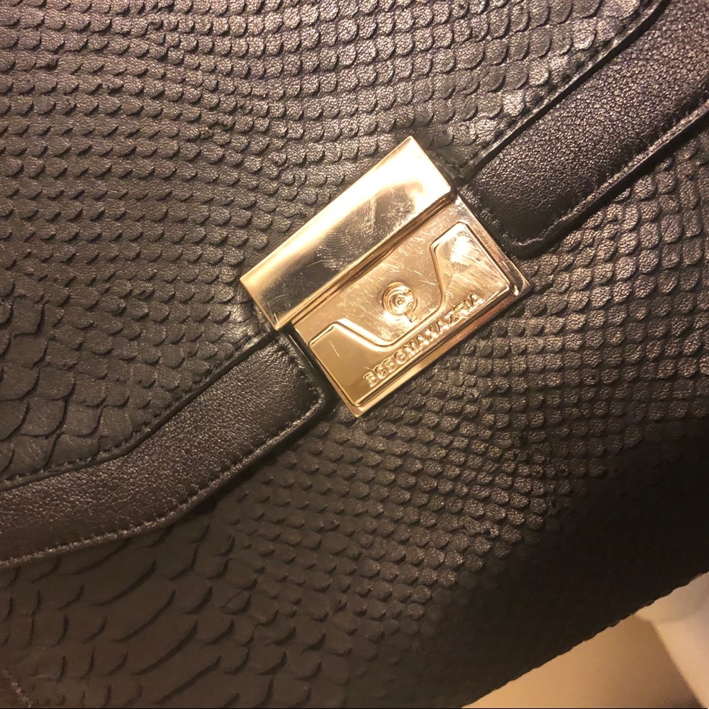 Black Leather BCBG Handbag - Picture 6 of 6